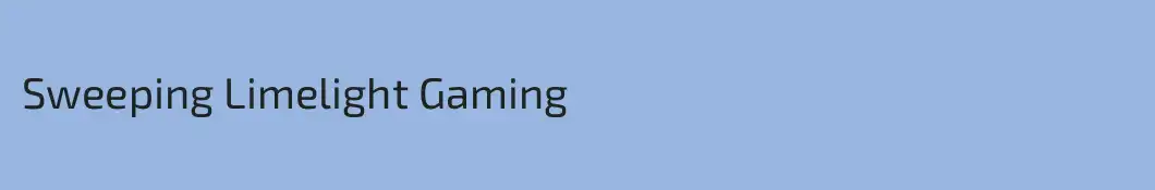 Sweeping Limelight Gaming
